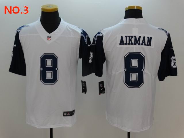 Men's Dallas Cowboys #8 Troy Aikman Jerseys NO.3;